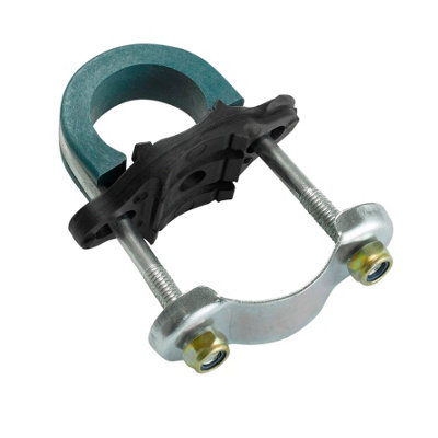 Trampoline Enclosure Pole Clamps / Brackets / U-Bolts for Poles up to 1" & Legs up to 1.5" Diameter - Set of 12