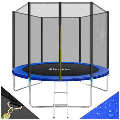 Trampoline - with safety net, including entry ladder - 305 cm