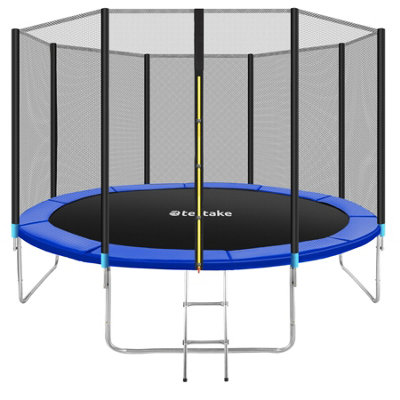 Trampoline - with safety net, including entry ladder - 396 cm