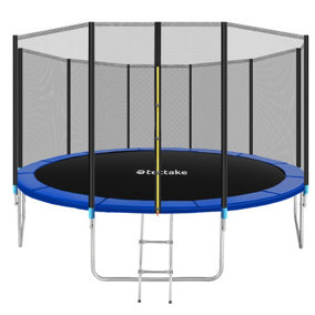Trampoline - with safety net, including entry ladder - 427 cm