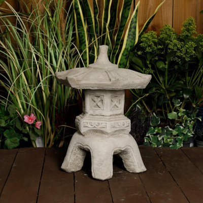 Tranquil Japanese-Style Pagoda Statue