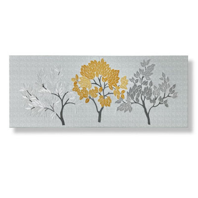 Tranquil Trees Fabric Printed Canvas