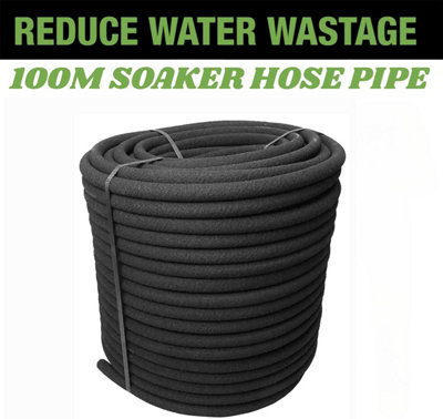 Transform Your Plant Watering 100m Aqua Drop Soaker Hose Drip Pipe-Premium Recycled Rubber LowWater Usage and Efficient Irrigation - 7