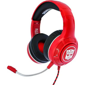 Transformers Pro G4 Gaming Headphones Red/Black (One Size)