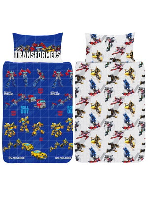 Transformers Roll Out Single Duvet Cover and Pillowcase Set