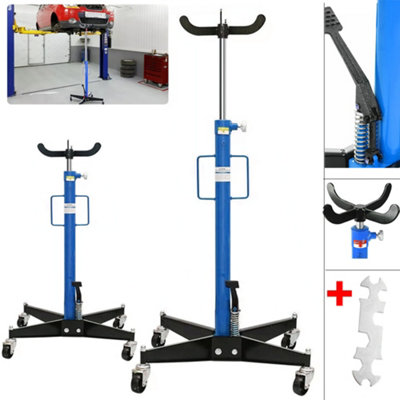 Transmission Jack 0.5T HeavyDuty Hydraulic Gearbox Auto Part Lifter Hoist Stand