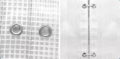 TRANSPARENT CLEAR Tarpaulin EXTRA Heavy Duty 350GSM Sheet Waterproof Cover Tarp 0.65m x 0.65m - 5