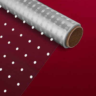 Sacchetti Cellophane A Cono Con Pois - 9x27 Cm, Colore Argento, Perfetti Per Feste E Bomboniere