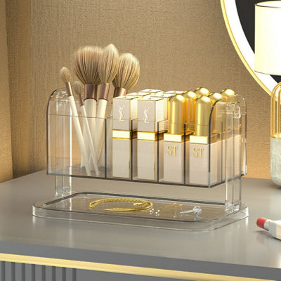 Transparent Swinging Makeup Organizer 22.7cm W x 13.3cm D x 13.4cm H