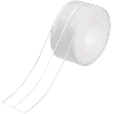 Transparent, waterproof, mold-resistant shower sealant strip, 3.2 m x ...