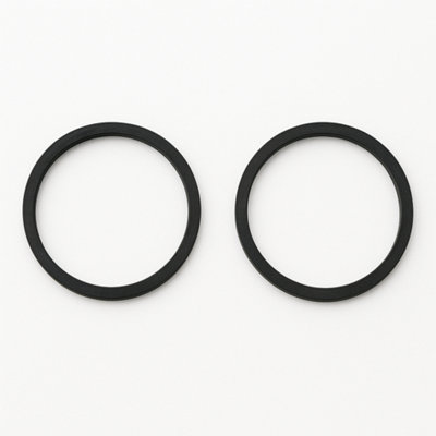 Trap Inlet Rubber Seal Washer 40mm 1.5 Inch Pack of 2 for Sink Waste Trap Leakproof Plumbing Seal