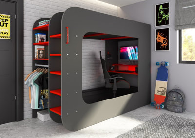 Trasman Loftpod Solo 1 Gaming Bed