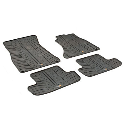 TRAVALL Premium Rubber Car Mats for Audi A5/S5/Rs5 Coupe/Cabrio (07-16) Trm1051R