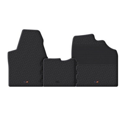 TRAVALL Premium Rubber Car Mats for Citroen Relay 3P (07-12)