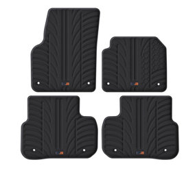 TRAVALL Premium Rubber Car Mats for Land Rover Discovery Sport(15-19)4P+Fx Trm1118R