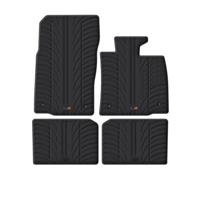 TRAVALL Premium Rubber Car Mats for Mini Countryman(10-17) Paceman (11-15) Trm1116R