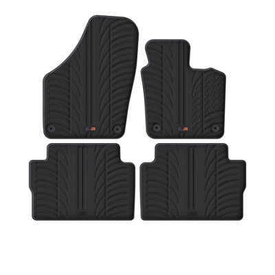 TRAVALL Premium Rubber Car Mats for Seat Alhambra (2010-2020)4P+F