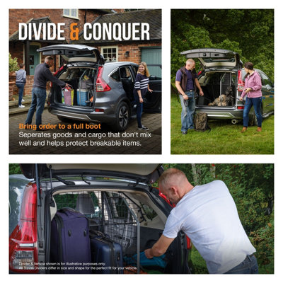 TRAVALL Range Rover (2022+) Dog Guard and Divider Bundle Guard Cargo ...