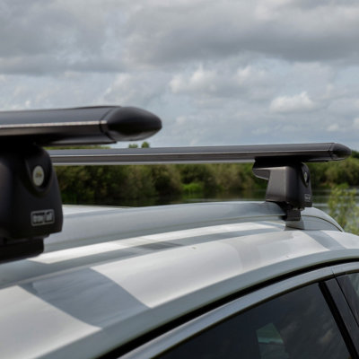 TRAVALL Skoda Octavia Roof Bars (Open Rail) 125cm (2020+) Auminium ...