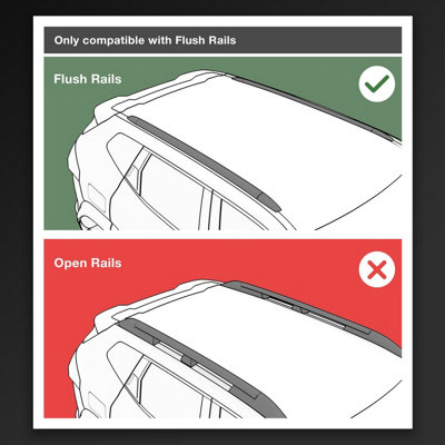 TRAVALL Toyota RAV4 Roof Bars (Flush Rail) 135cm (2018+) Auminium ...