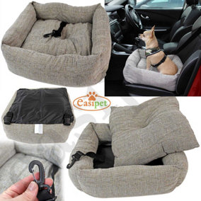Travel Dog Bed Soft Washable Pet Puppy Cat Car Seat Cushion Comfort Protector 67208