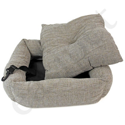 Travel Dog Bed Soft Washable Pet Puppy Cat Car Seat Cushion Comfort Protector 67208 - 5