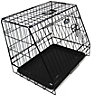 Travel Sloping Dog Cage With Removable Tray