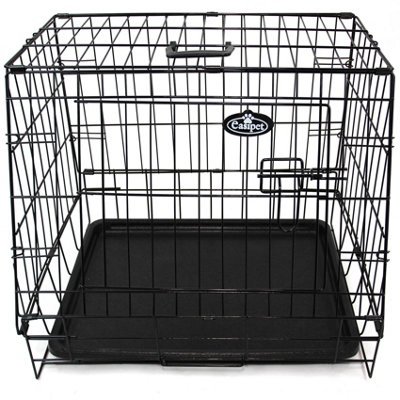 Travel Sloping Dog Cage With Removable Tray