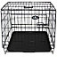 Travel Sloping Dog Cage With Removable Tray
