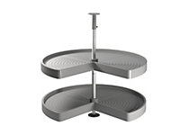 Tray Revo 3/4 for Corner Cabinet - Size 710mm - Colour Grey