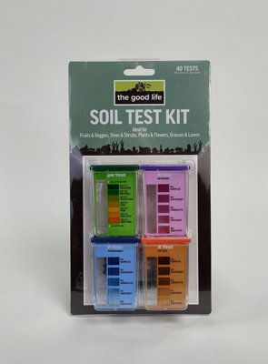 Treadstone Soil Test Kit pH Nitrogen Phosphorus & Potash - 32 tests