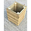 Treated Decking Planter Square 1.0m x 4 Boards High