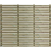 Treated PSE Slatted Panel - Horizontal - 1500mm Wide x 1800mm High