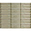 Treated PSE Slatted Panel - Horizontal - 1500mm Wide x 1800mm High