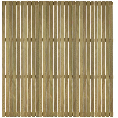 Treated PSE Slatted Panel - Vertical - 1200mm Wide x 300mm High