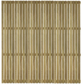 Treated PSE Slatted Panel - Vertical - 1200mm Wide x 600mm High