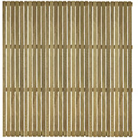 Treated PSE Slatted Panel - Vertical - 900mm Wide x 1500mm High