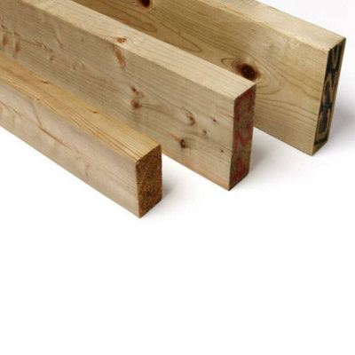 Treated Timber 5x2 - 125mm x 47mm - 1.2 meter (4ft)