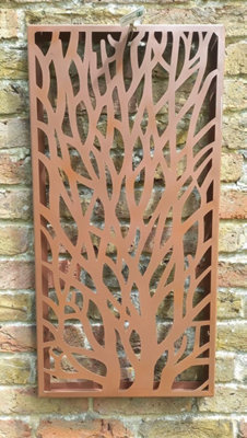 Tree Decorative Screen Wall Art Plaque 780mm Tall