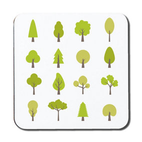 Tree Illustrations (Coaster) / Default Title