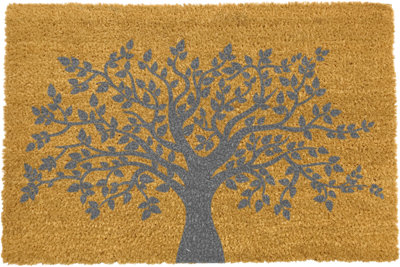Tree of Life Grey Doormat - Regular 60x40cm