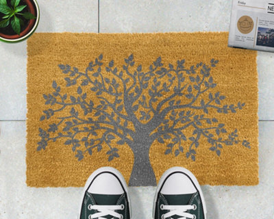 Tree of Life Grey Doormat - Regular 60x40cm - 3