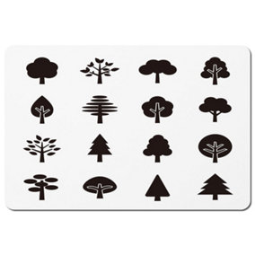 Tree Silhouette Illustrations (Placemat) / Default Title