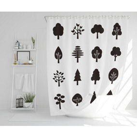 Tree Silhouette Illustrations (Shower Curtain) / Default Title