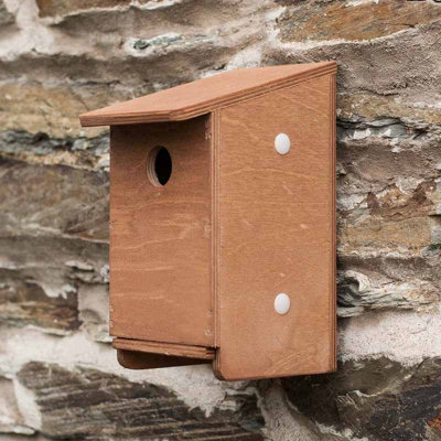 Tree Sparrow Nest Box - Plywood - L17 x W13 x H24 cm