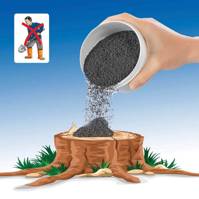 Tree Stump Remover Granules 500g, Quick Decomposition, Soil Friendly ...