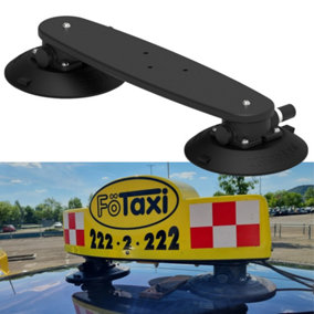 TreeFrog Racks Taxi Sign Holder - Vacuum Mounted For Vehicles Glass, Metal & Plastic Roof