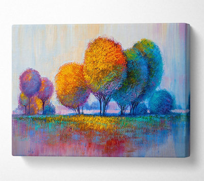 Trees In The Distant Canvas Print Wall Art - Medium 20 x 32 Inches ...