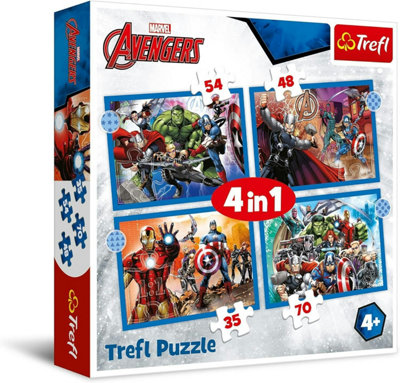 Trefl Marvel The Avengers Puzzle - 4in1