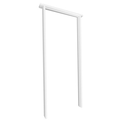 Trenched White Primed Door Lining Set - 2070mm x 133mm